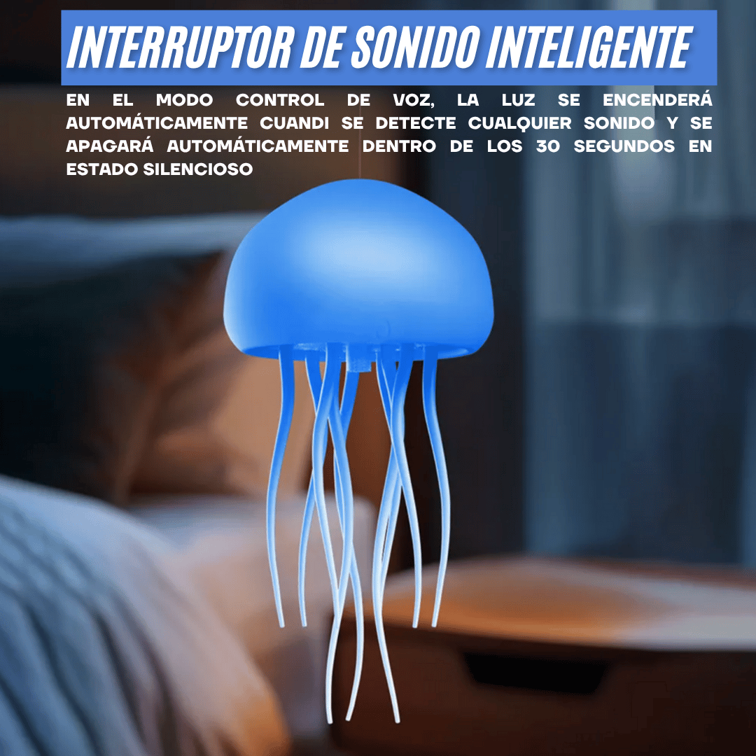 LAMPARA MEDUSA CON LUZ LED