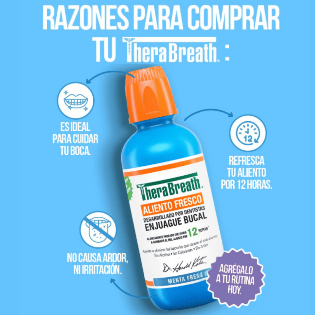 ENJUAGUE BUCAL PARA MAL ALIENTO
