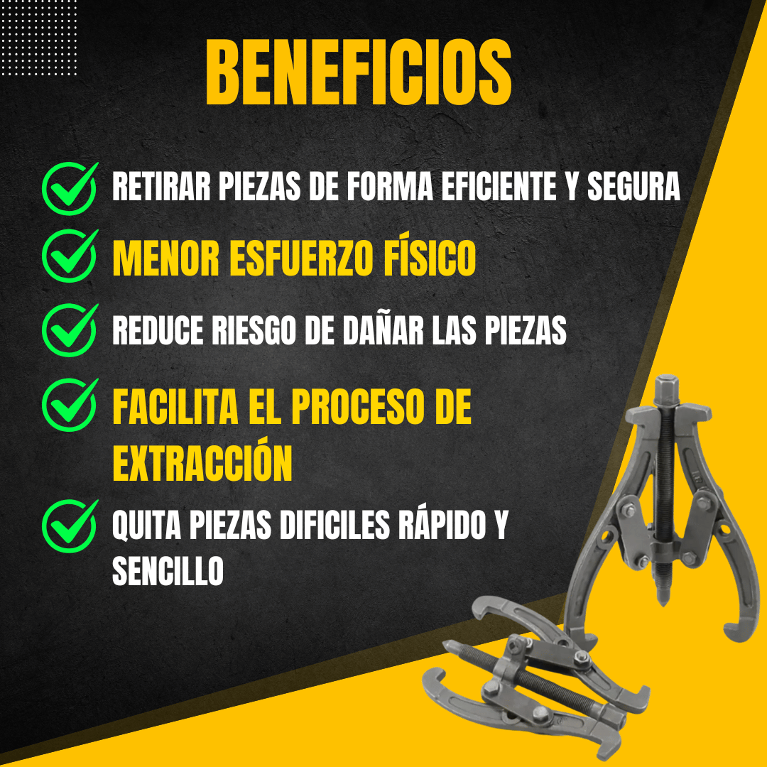 EXTRACTOR REVERSIBLE DE POLEAS PARA ENGRANES