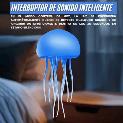 LAMPARA MEDUSA CON LUZ LED