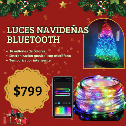 Luces Navideñas Con Bluetooth