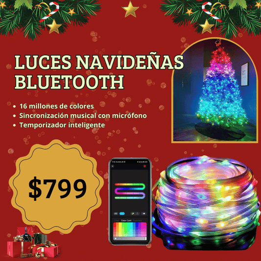 Luces Navideñas Con Bluetooth