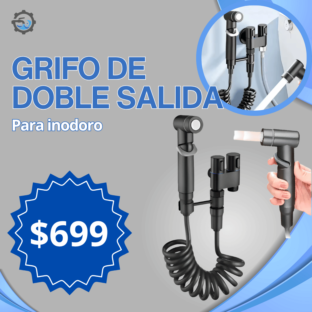 Grifo De Doble Salida Para Inodoro