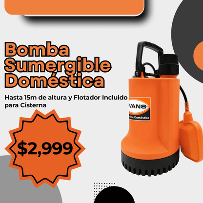 BOMBA SUMERGIBLE DOMÉSTICA
