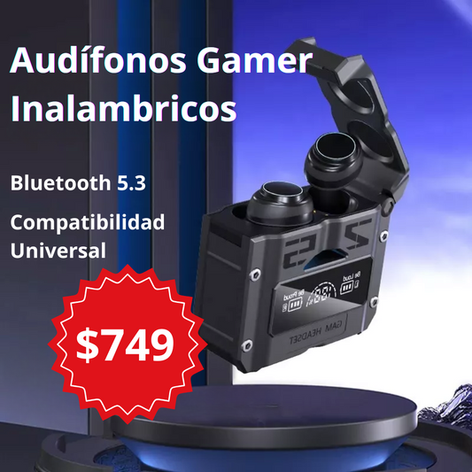 AUDÍFONOS GAMER INALÁMBRICOS