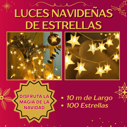Luces Navideñas De Estrellas