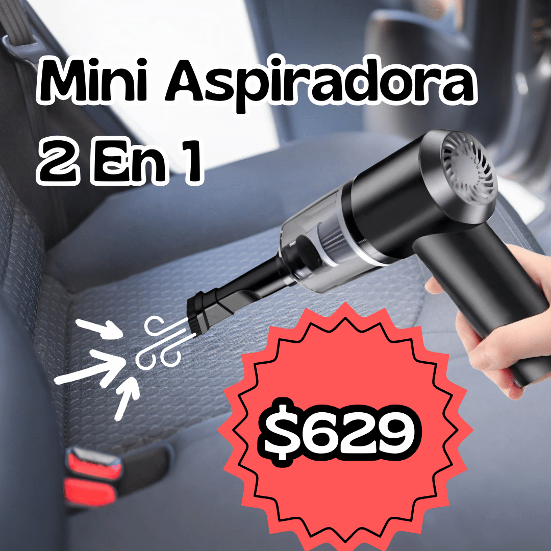 MINI ASPIRADORA 2 en 1