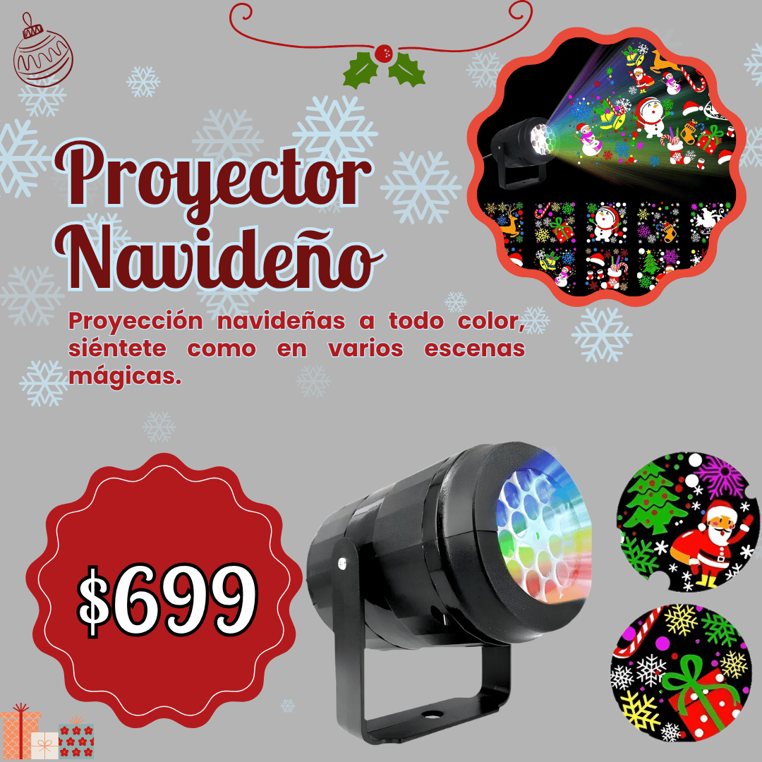 Proyector Navideño