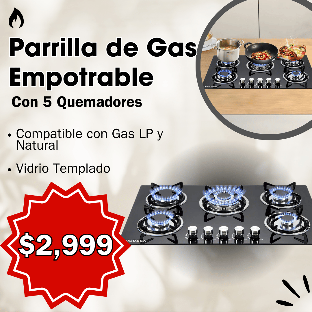 Parrilla de Gas Empotrable