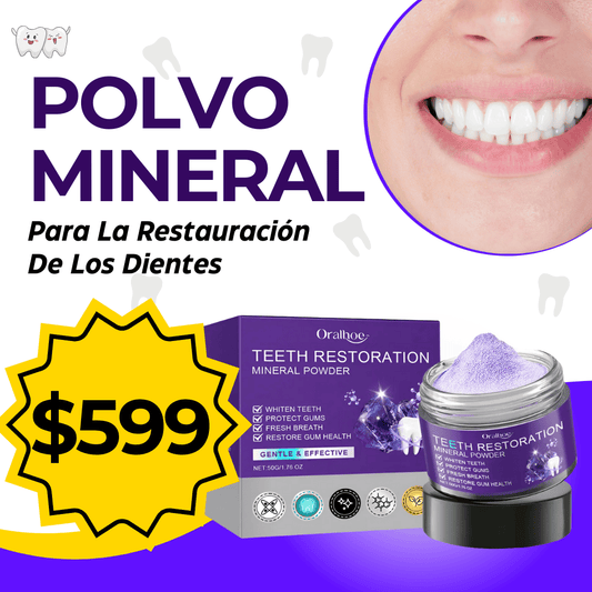 Polvo Mineral Reparador de Dientes