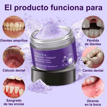 Polvo Mineral Reparador de Dientes