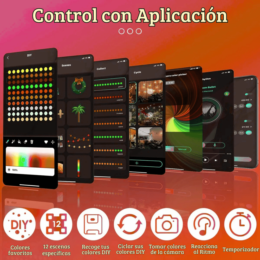 Luces Navideñas Con Bluetooth