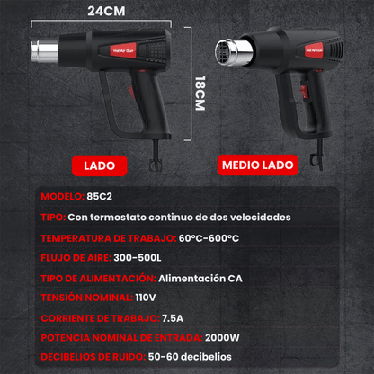 Pistola de Calor Eléctrica