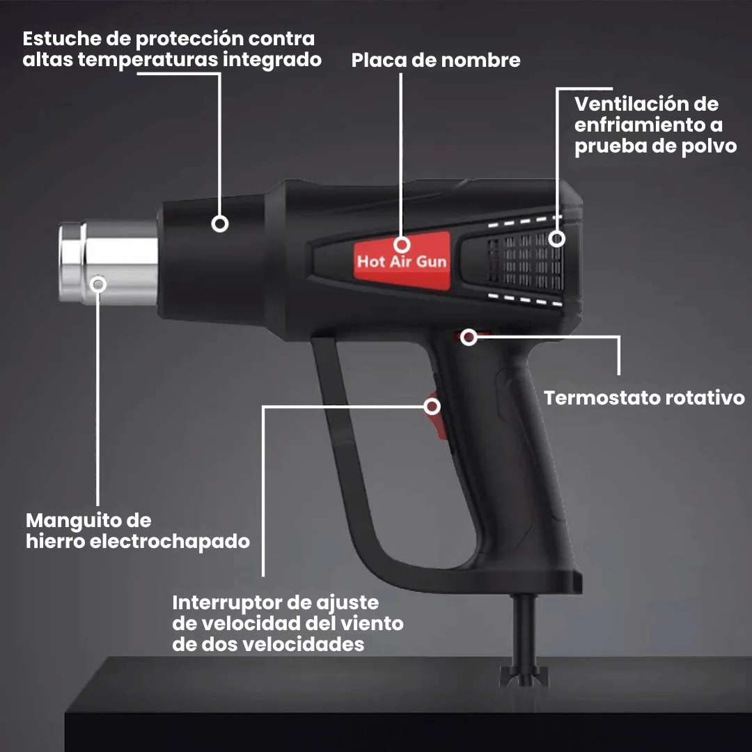 Pistola de Calor Eléctrica