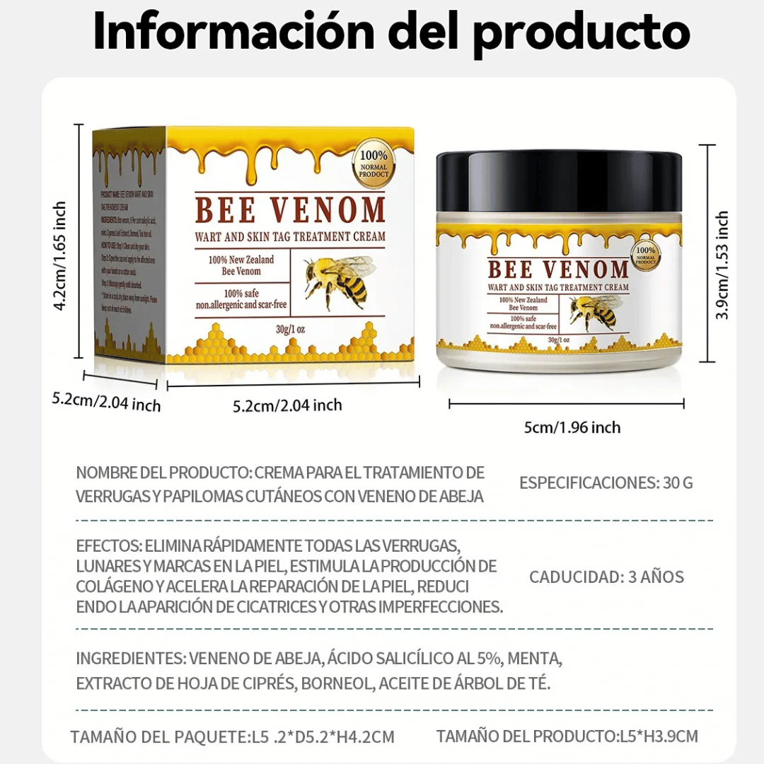 Crema Reparadora con Veneno de Abeja