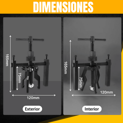 EXTRACTOR REVERSIBLE DE POLEAS PARA ENGRANES