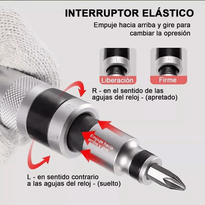 DESTORNILLADOR DE IMPACTO KIT 13 PIEZAS