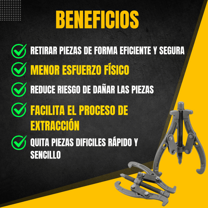 EXTRACTOR REVERSIBLE DE POLEAS PARA ENGRANES