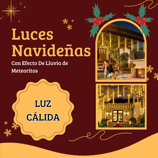 Luces Navideñas Lluvia de Meteoritos