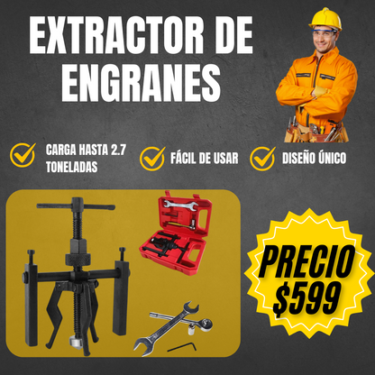 EXTRACTOR REVERSIBLE DE POLEAS PARA ENGRANES